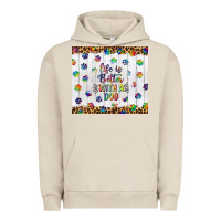 Pigment French Oak life is better with a dog tumbler tbs Urban Hoodie - TumblerDesignByShophia