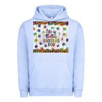 Pigment Grape Ice life is better with a dog tumbler tbs Urban Hoodie - TumblerDesignByShophia