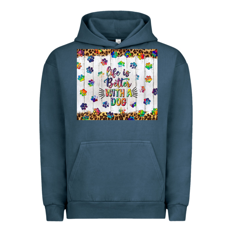 Life Is Better With A Dog Tumbler Tbs Urban Hoodie by TumblerDesignByShophia | Teevron