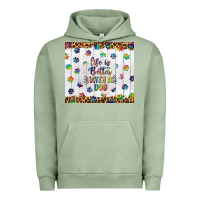 Pigment Oil Green life is better with a dog tumbler tbs Urban Hoodie - TumblerDesignByShophia