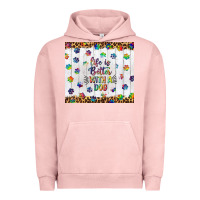 Pigment Salmon life is better with a dog tumbler tbs Urban Hoodie - TumblerDesignByShophia
