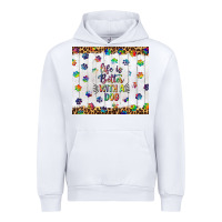 White life is better with a dog tumbler tbs Urban Hoodie - TumblerDesignByShophia