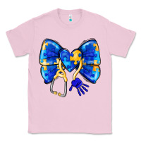 Bubblegum Pink Down Syndrome Ribbon Classic Tee - CowhideDigitalArt