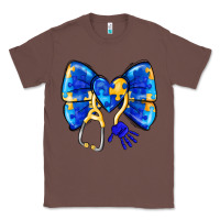 Chestnut Down Syndrome Ribbon Classic Tee - CowhideDigitalArt