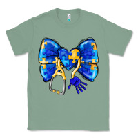 Sage Down Syndrome Ribbon Classic Tee - CowhideDigitalArt