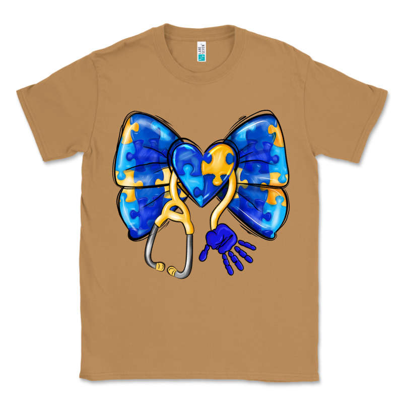Down Syndrome Ribbon Classic Tee by CowhideDigitalArt | Teevron