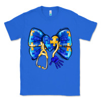 True Royal Down Syndrome Ribbon Classic Tee - CowhideDigitalArt