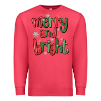 Merry And Bright Premium Sweatshirt | Teevron