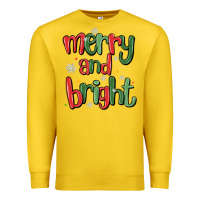 Lemon merry and bright Premium Sweatshirt - MaliasSmallBusiness