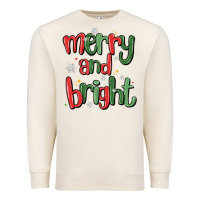 Sandshell merry and bright Premium Sweatshirt - MaliasSmallBusiness