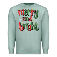 Seafoam merry and bright Premium Sweatshirt - MaliasSmallBusiness