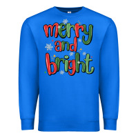 True Royal merry and bright Premium Sweatshirt - MaliasSmallBusiness