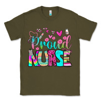 Army Green proud nurse Classic Tee - BundleAndBundleShop