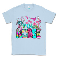 Dusty Blue proud nurse Classic Tee - BundleAndBundleShop