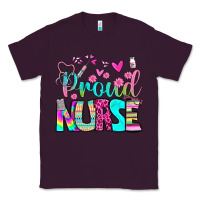 Plum proud nurse Classic Tee - BundleAndBundleShop