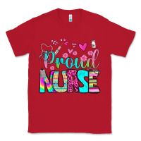 Red proud nurse Classic Tee - BundleAndBundleShop