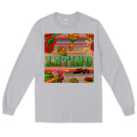 Moon Dust latino seamless pattern Long Sleeve Tee - BundleAndBundleShop