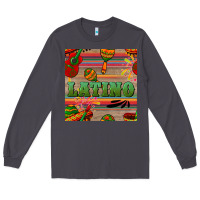 Smoke latino seamless pattern Long Sleeve Tee - BundleAndBundleShop