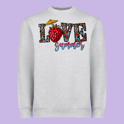 Love Summer Heavyweight Sweatshirt Designed By Cowhidedigitalart