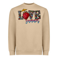 Mushroom love summer Heavyweight Sweatshirt - CowhideDigitalArt