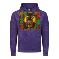 Cloud Purple juneteenth afro bun mama tumbler Vintage Hoodie - HRA Design Shop
