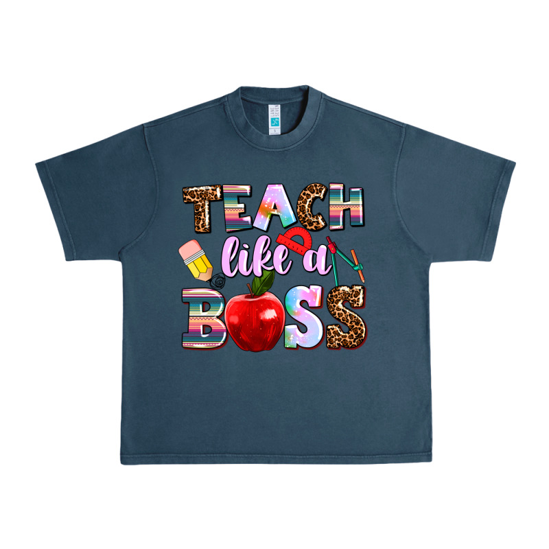 Teach Like A Boss Urban Heavy Tee by AdoDesignShop | Teevron