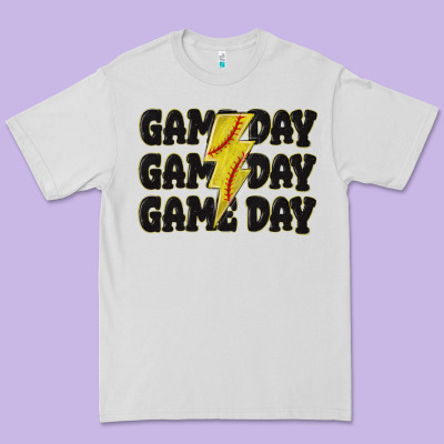 Premium Tee game day game day game day softball