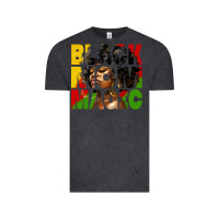 Vintage Black black mom magic juneteenth Vintage Tee - HRA Design Shop