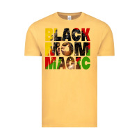 Vintage Mustard black mom magic juneteenth Vintage Tee - HRA Design Shop