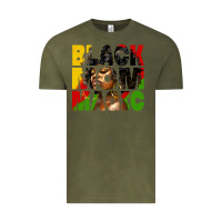 Vintage Olive black mom magic juneteenth Vintage Tee - HRA Design Shop