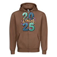Chestnut senior 2025 Zipper Hoodie - MaliasSmallBusiness