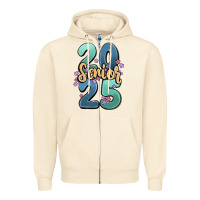 Sandshell senior 2025 Zipper Hoodie - MaliasSmallBusiness