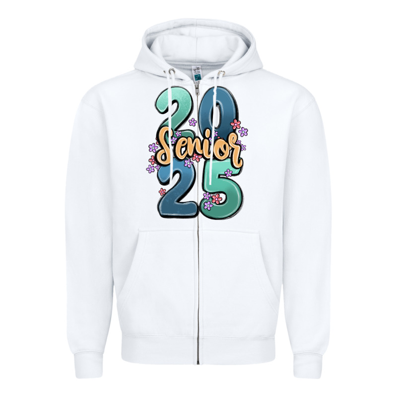 Senior 2025 Zipper Hoodie by MaliasSmallBusiness | Teevron