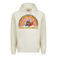 Oatmeal Heather back to school rainbow hello fourth grade Premium Hoodie - AdoDesignShop