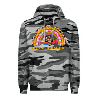 Slate Camo back to school rainbow hello fourth grade Premium Hoodie - AdoDesignShop