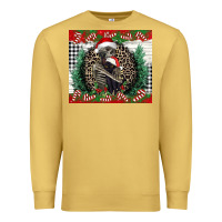 Antique Gold Merry Christmas skeleton Premium Sweatshirt - NancyCooperArtShop
