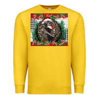 Lemon Merry Christmas skeleton Premium Sweatshirt - NancyCooperArtShop