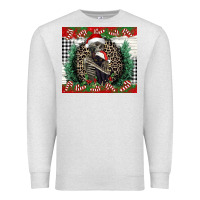 Oatmeal Heather Merry Christmas skeleton Premium Sweatshirt - NancyCooperArtShop