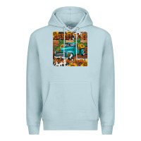 Blue Mist country roads take me home truck coaster Premium Hoodie - Jasminsmagicworld