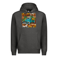 Charcoal Heather country roads take me home truck coaster Premium Hoodie - Jasminsmagicworld