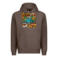 Coffee country roads take me home truck coaster Premium Hoodie - Jasminsmagicworld