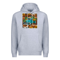 Heather Grey country roads take me home truck coaster Premium Hoodie - Jasminsmagicworld