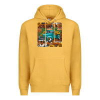 Mustard country roads take me home truck coaster Premium Hoodie - Jasminsmagicworld