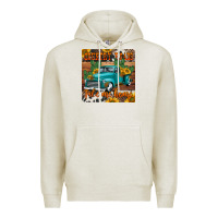 Oatmeal Heather country roads take me home truck coaster Premium Hoodie - Jasminsmagicworld