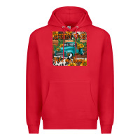 Red country roads take me home truck coaster Premium Hoodie - Jasminsmagicworld