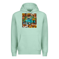 Seafoam country roads take me home truck coaster Premium Hoodie - Jasminsmagicworld