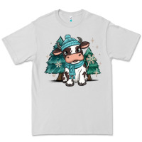 Dove Grey winter i'm udderly freezing baby cow Premium Tee - MaliasSmallBusiness