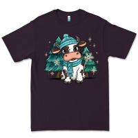 Plum winter i'm udderly freezing baby cow Premium Tee - MaliasSmallBusiness