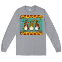 Heather Grey coffee gnomes Long Sleeve Tee - Artiststas