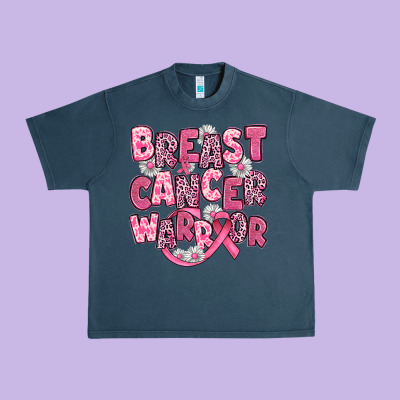 Breast Cancer Warrior Urban Heavy Tee Designed By Jahusdesignshop
